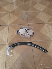 Alfino Kit snorkeling maschera + boccaglio subacquea Mask Mare Piscina