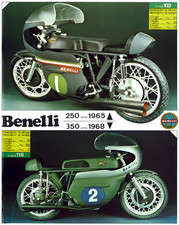 Poster Moto Corsa Benelli