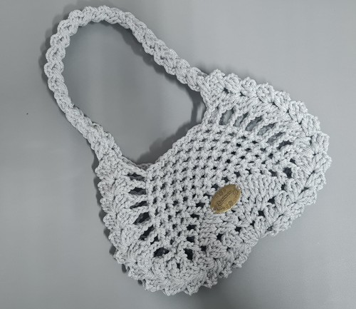 Mini borsa all - 'uncinetto, in