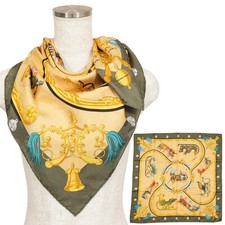 HERMES Carre 90 "PLUMES ET