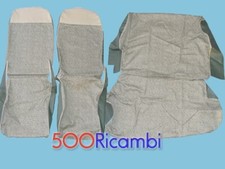 FIAT 500 F KIT FODERE IN TESSUTO TAPPEZZERIA SEDILE COMPLETO RIVESTIMENTO VERDE