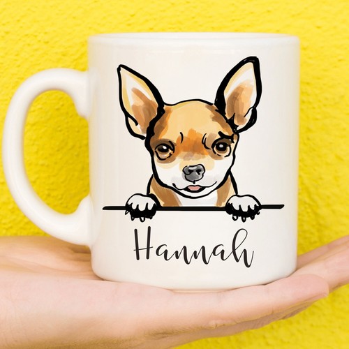Tazza chihuahua personalizzata - chihuahua,