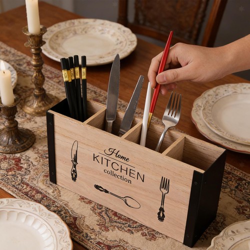 Portaposate legno elegante - in, legno,