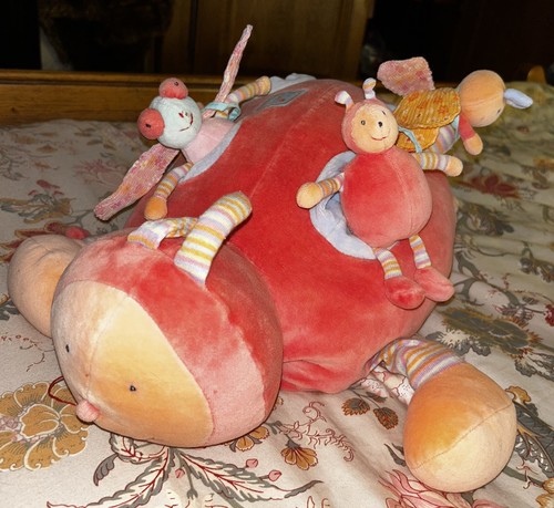 Doudou coccinelle peluche - coccinelle,