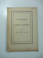 In memoria di Angelo Battelli