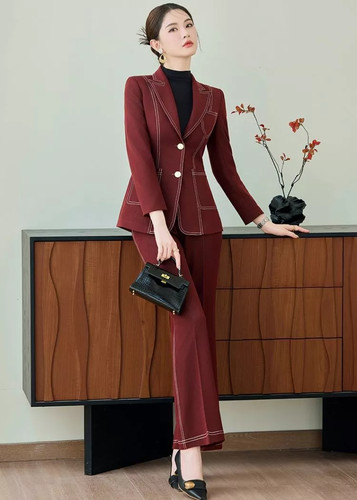 Completo rosso donna elegante - completo,