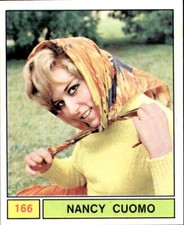 figurina cantanti New ed.Panini  1969 # 166 Nancy Cuomo