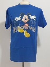 Vintage Walt Disney World T-shirt 90s Mickey Mouse Made in USA Taglia M
