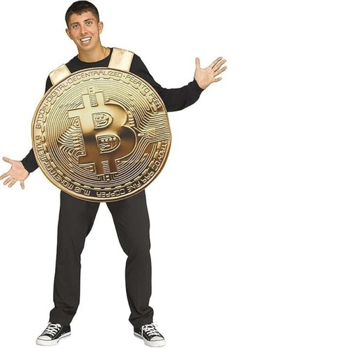 Bitcoin crypto money - bitcoin, costume