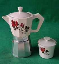 CAFFETTIERA CON ZUCCHERIERA