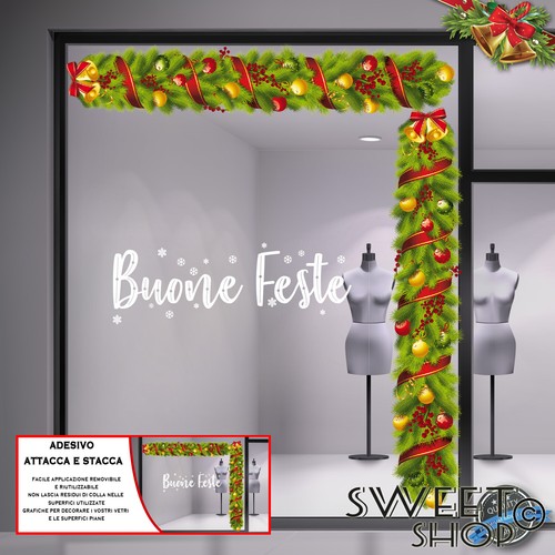 Decorazione vetrina buone - vetrina,
