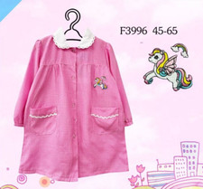 GREMBIULE BIMBA SCUOLA ASILO ROSA A QUADRETTINI MONO STAR ART. F996