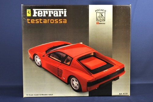 Pocher ferrari testarossa red - pocher,