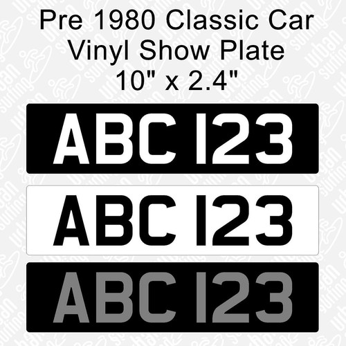 Adesivo targa vinile - 10",
