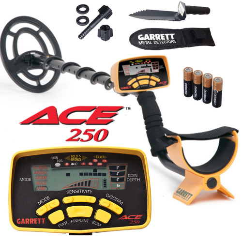 Garrett ace 250 metal detector - metal,
