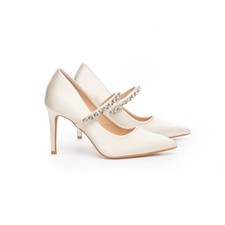 Tacchi da sposa in raso 9 cm -