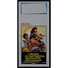 locandina LE VACANZE DELLA DOTTORESSA nadia cassini moto carmen villani B172