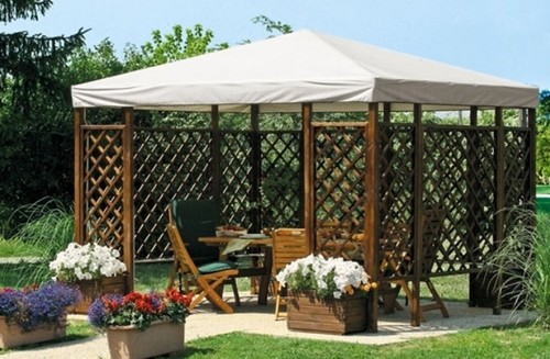 Gazebo arcaset giardino - da,