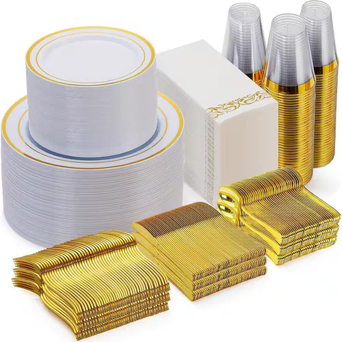 Set stoviglie plastica - set,