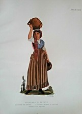1900 COSTUME MARCHE POPOLANA DI ANCONA