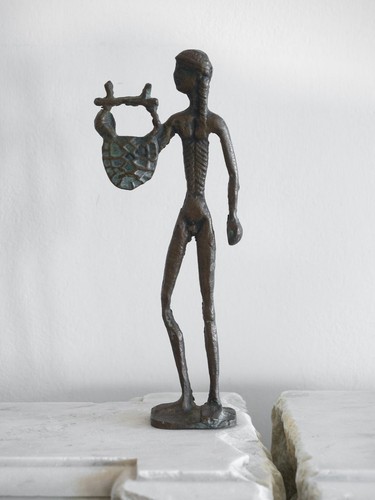 Scultura bronzo figura di - bronzo,