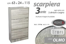 Scarpiera ante salvaspazio - scarpiera, 3