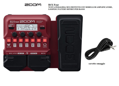 Zoom b1x four pedaliera - b1x,
