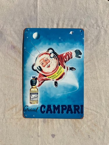 Insegna metallo campari - insegna,