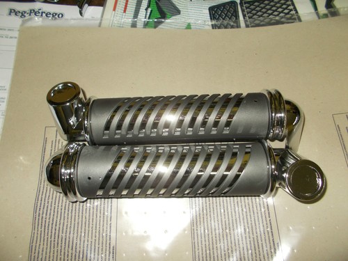Coppia marmitte cromate auto - coppia,