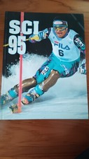 LIBRO SCI ALPINO 95 1995 VOLUME RIGIDO SULLO SCI DI ALBERTO TOMBA