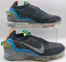 Nike Air VaporMax Flyknit Deep Royal Blue Multi scarpe da uomo taglia 9,5 ECCELLENTI