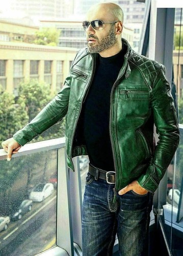 Retro biker jacket men - jacket, men's