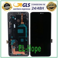 DISPLAY LCD FRAME PER LG G7 THINQ LMG710 LMW EMW TOUCH SCREEN SCHERMO ASSEMBLATO
