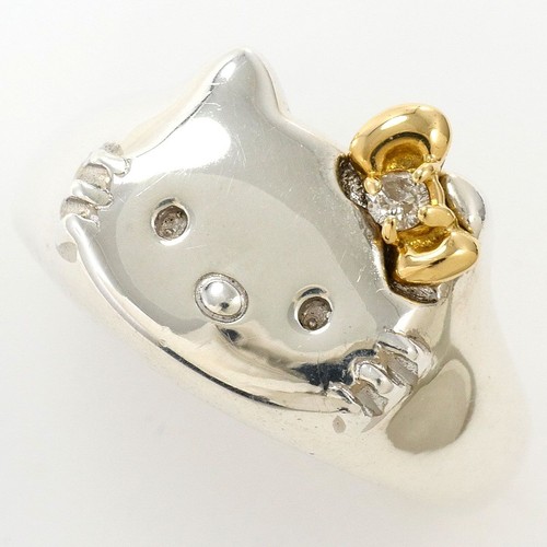 Anello sanrio hello kitty - kitty, con