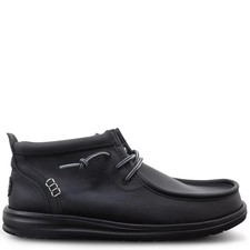 HEY DUDE - Mocassino nero 'WALLY MID GRIPR CLASSIC' per uomo