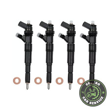 4 iniettori Bosch 0445110209 BMW serie 1 3 5  118d 318d 325d 525d Revisionati
