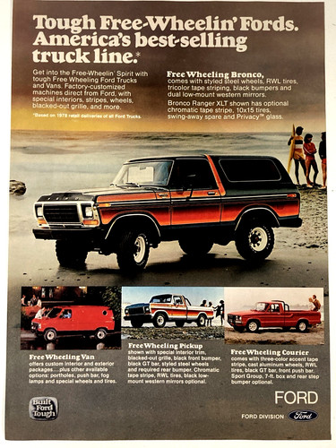 Pubblicità stampa ford bronco - stampa,