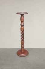Portavaso legno colonna - portavaso,