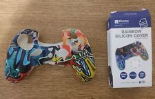 COVER SILICONE CUSTODIA PROTT. "RAINBOW" XTREME - ANTISCIVOLO - X CONTROLLER PS4