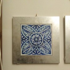 Quadro Legno E Ceramica