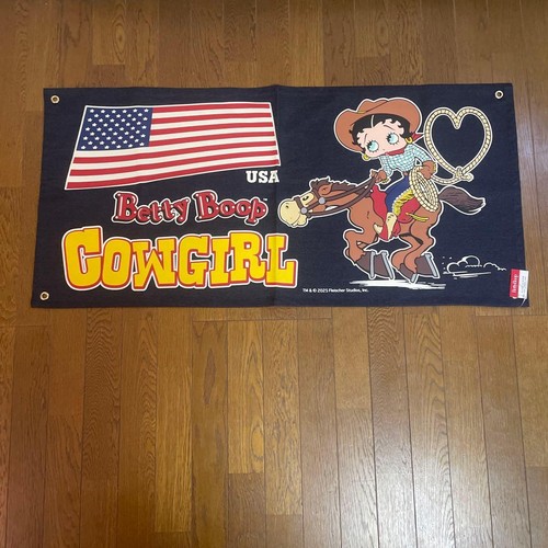 Betty boop denim banner - betty,