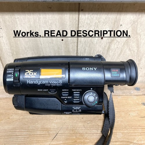 Vintage sony handycam ccd - vintage,