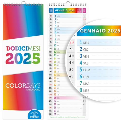 Calendario 2025 muro - 2025, da