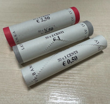 Set rotoli monete Lettonia UNC