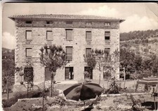 CARTOLINA  BAGNI VIGNONI S. QUIRICO D'ORCIA B/N VIAGGIATA 1956 ALBERGO MARCUCCI