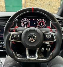 VOLANTE IN FIBRA DI CARBONIO E PELLE STERZO  Senza Airbag VW GOLF POLO TIGUAN