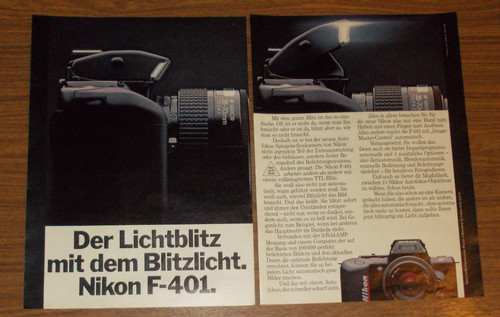 Rara pubblicità vintage nikon - rara,