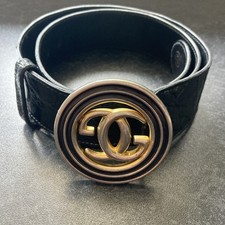 Cintura Gucci GG nera pelle di