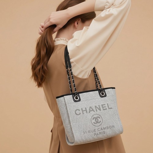 Chanel deauville a66939 - chanel, borsa