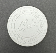 ELVIS Casino Chip White Poker